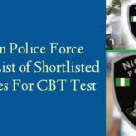 Nigeria Police Shortlisted Candidates